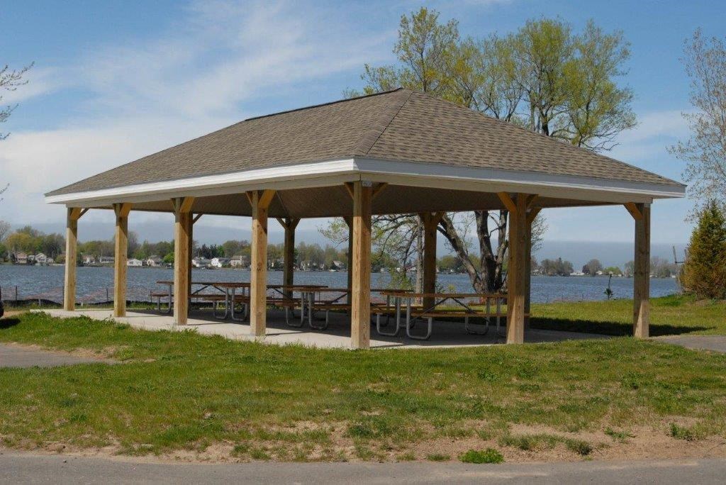 Gazebo on the Water at Long Pond Shores Waterfront Apartments, Rochester, NY
