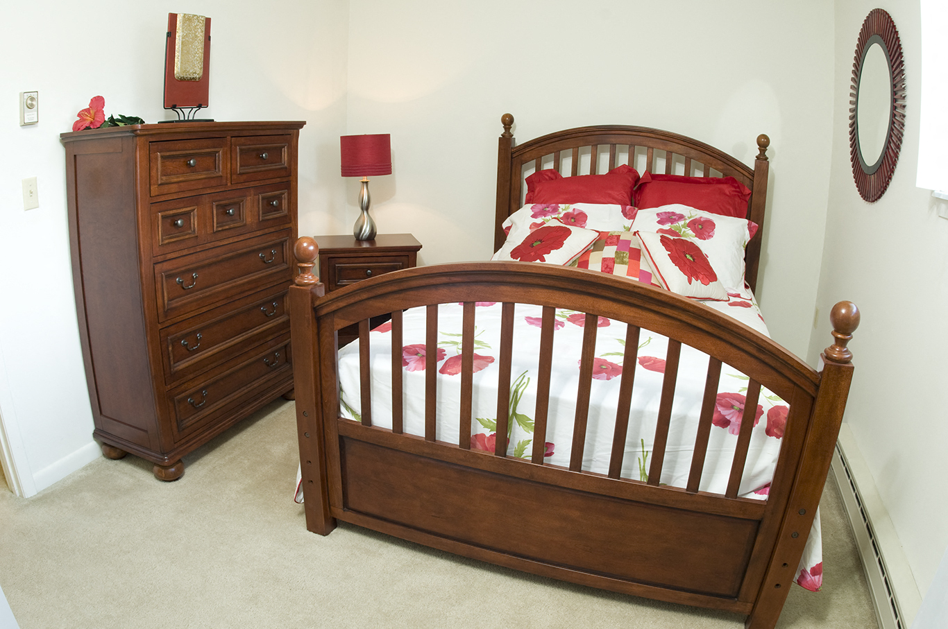 Bright Bedroom at Bradford Manor Apartments, Hamlin, NY