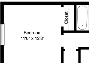 Two Bedroom Two Bedroom Apartment at Chili Heights Apartments, Rochester, NY