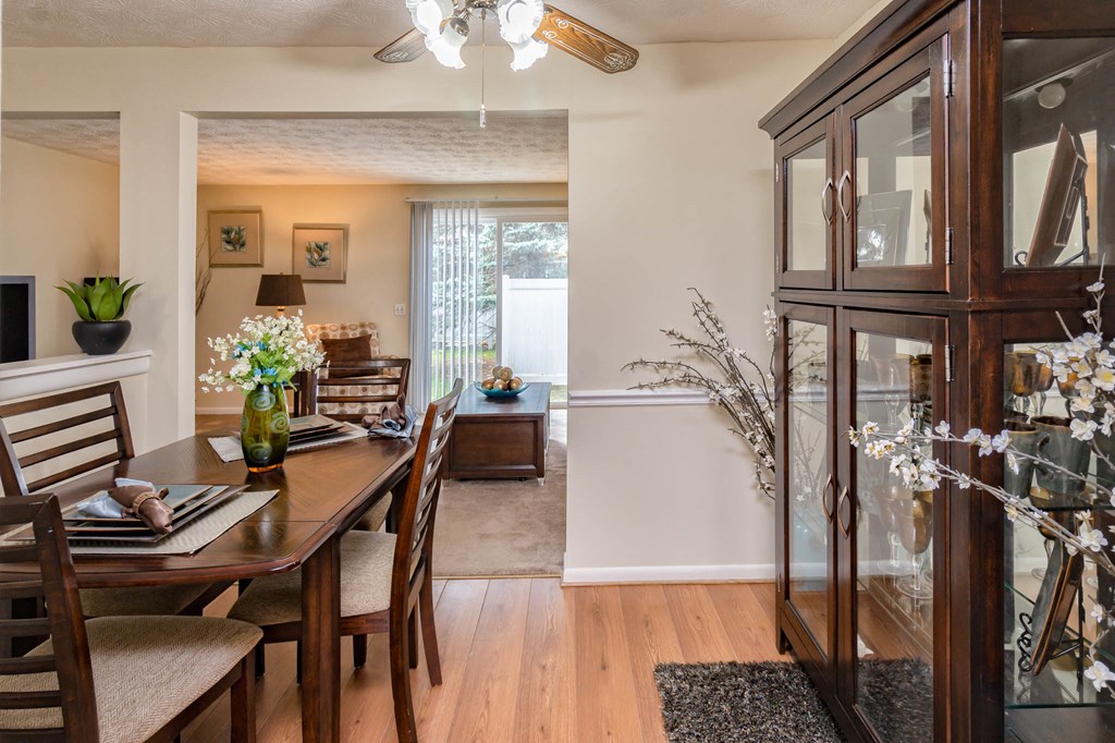 Open Floor Plan at Collett Woods Townhouses, Farmington, NY