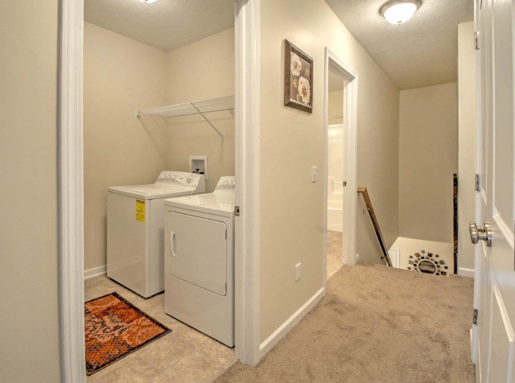 Washer and Dryer Available at Collett Woods Townhouses, Farmington, NY 14425