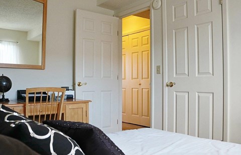 Bright Bedroom at Stone Hedge Village Townhouses, Farmington, NY