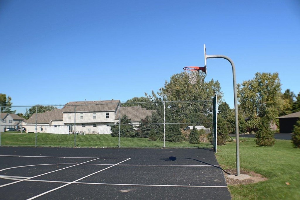 Large Basketball Court at Stone Hedge Village Townhouses, Farmington, NY
