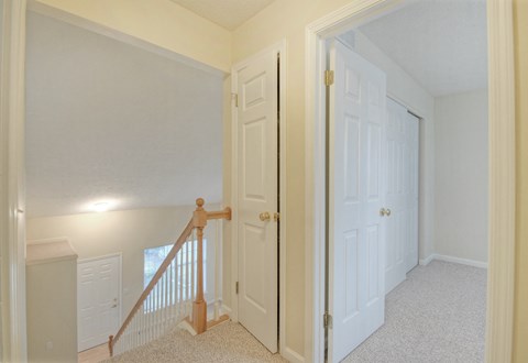 Hallway at Fetzner Square Apartments & Townhouses, Rochester, NY