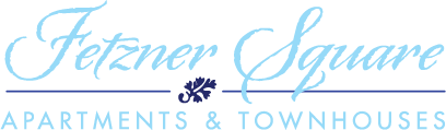 Colorful Logo at Fetzner Square Apartments & Townhouses, Rochester, NY