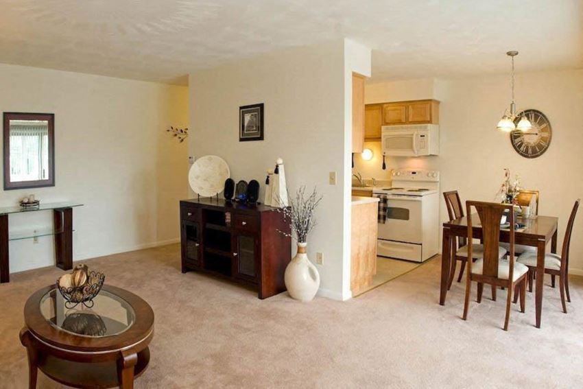 Living Room Come Kitchen View Living Room Come Kitchen View at Winton Village Apartments, Rochester