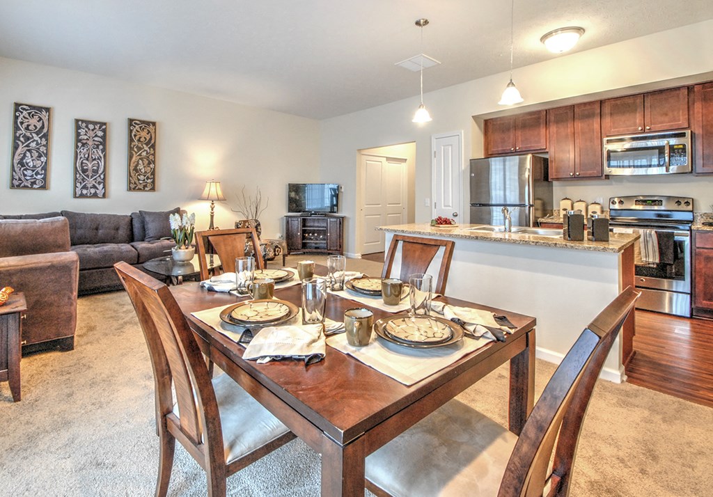 Separate Dining Area at Townhomes at Pleasant Meadows, New York