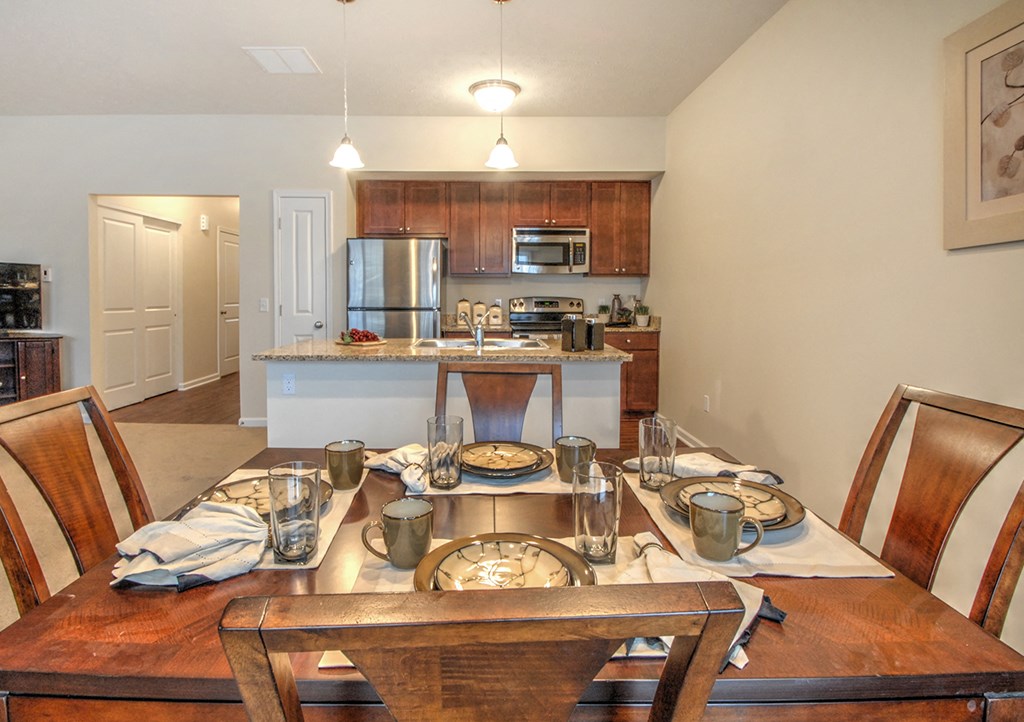 Large dining room at Townhomes at Pleasant Meadows, New York, 14086