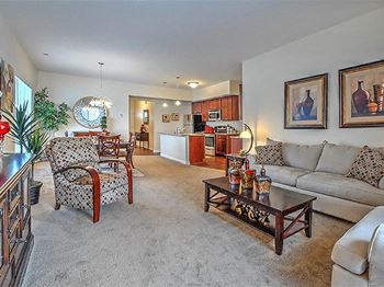 Cozy Living Room at Pleasant Rooms