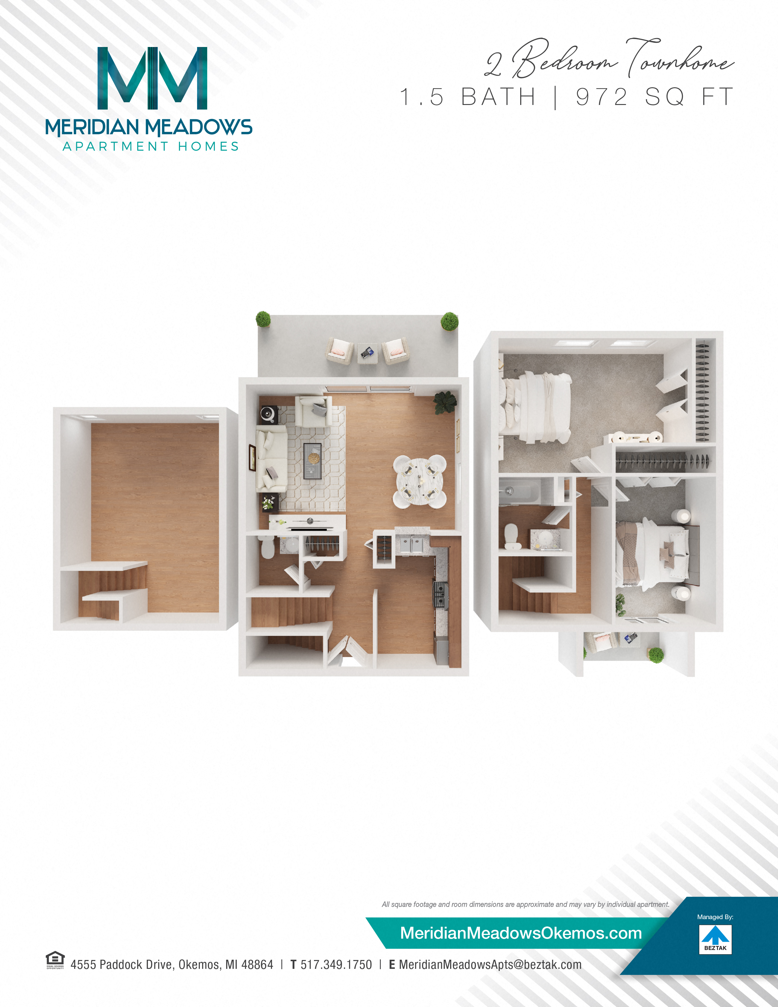 2 Bedroom Townhome