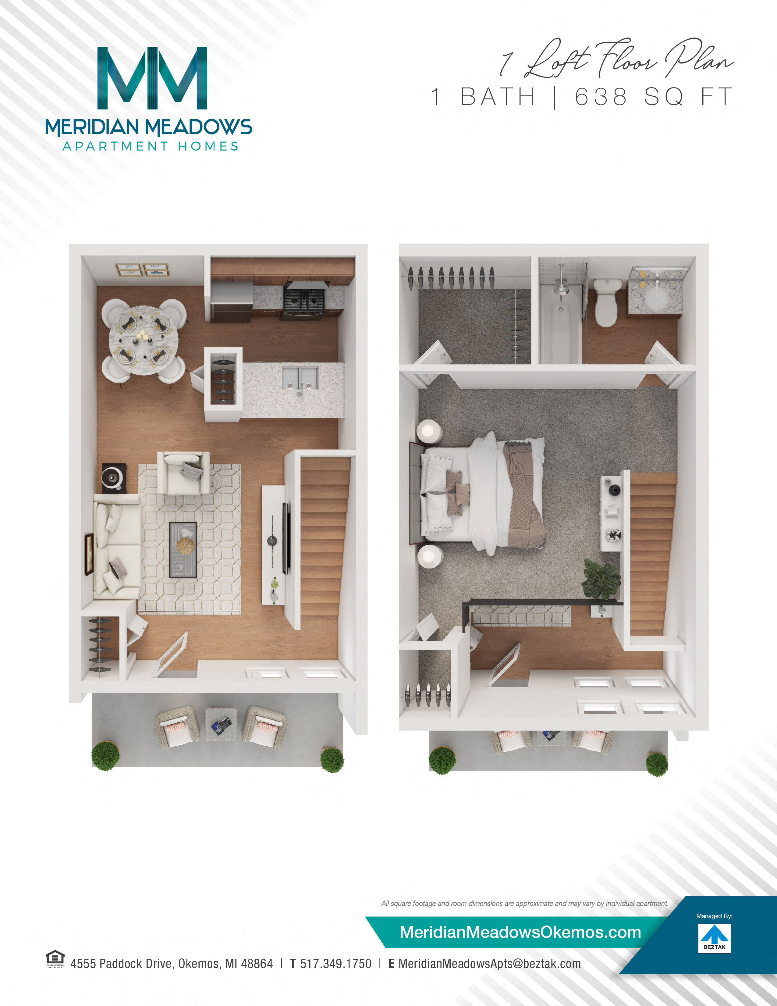 1 Bedroom Townhome