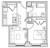 One Bedroom- H