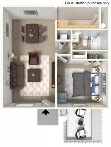 1 BED