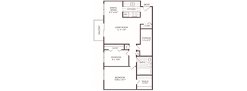 2 Bedroom - 1 Bath