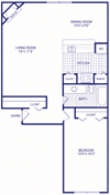 1 bed 1bath Reno