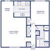 One Bedroom (A, B, C)