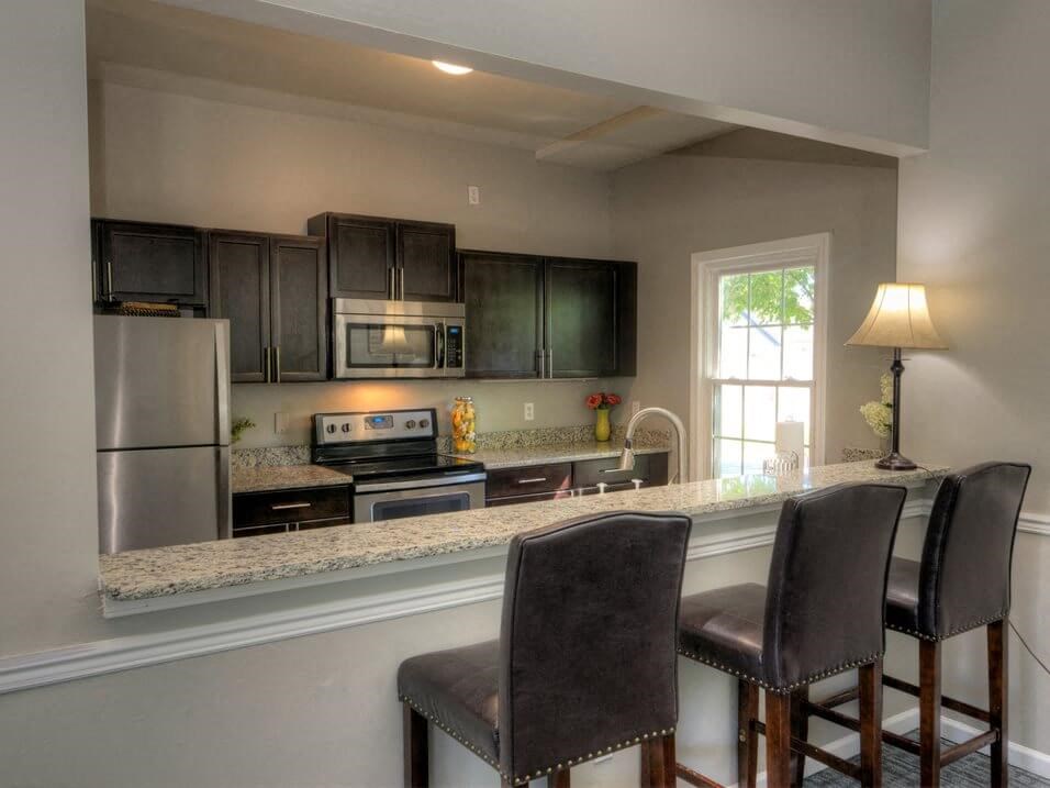 clubhouse kitchen at Burwick Farms
