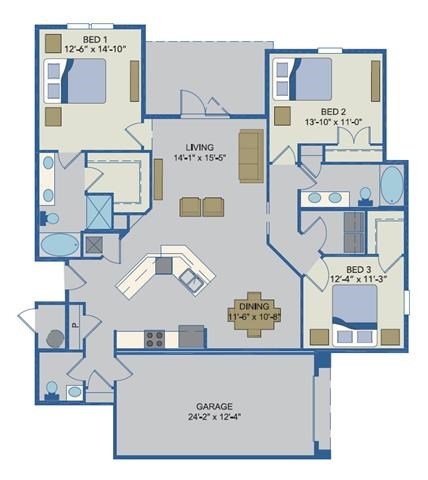 Galleria - Grand Bahama includes attached garage at Cabana Club - Galleria Club, Florida