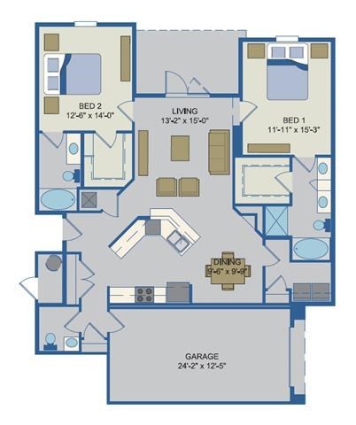 Galleria - Key Largo includes attached garage at Cabana Club - Galleria Club, Florida, 32256