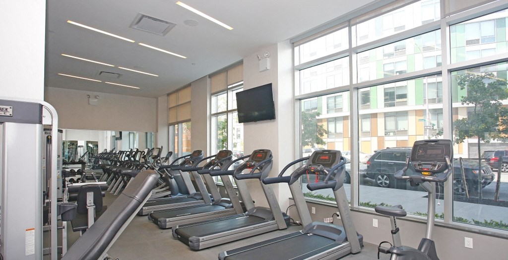 fitness center and equipment at 544 Union, Williamsburg, New York, 11211