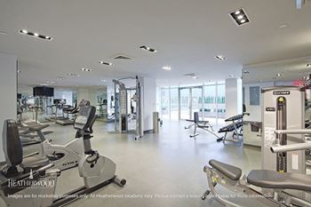 fitness center with equipment at 568 Union, Brooklyn, NY, 11211