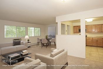 Kitchen With Dining at Town & Country Luxury Apartments, Hampton Bays