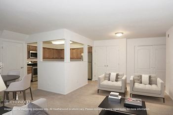 Dining Plus Living Area at Town & Country Luxury Apartments, Hampton Bays, NY, 11946