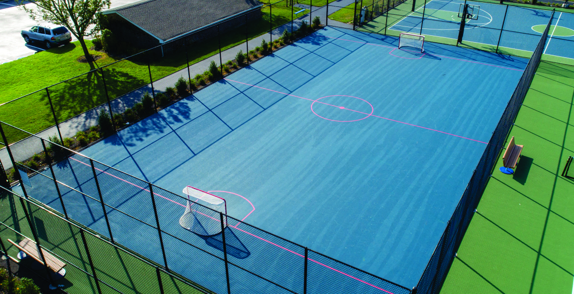 Outdoor Hockey Rink at Colony Park, Ronkonkoma, NY