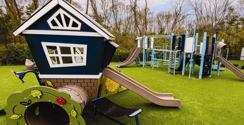 children's playground at Heatherwood House at Oakdale, Bohemia