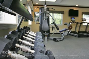 free weights at Heatherwood House at Patchogue, Patchogue