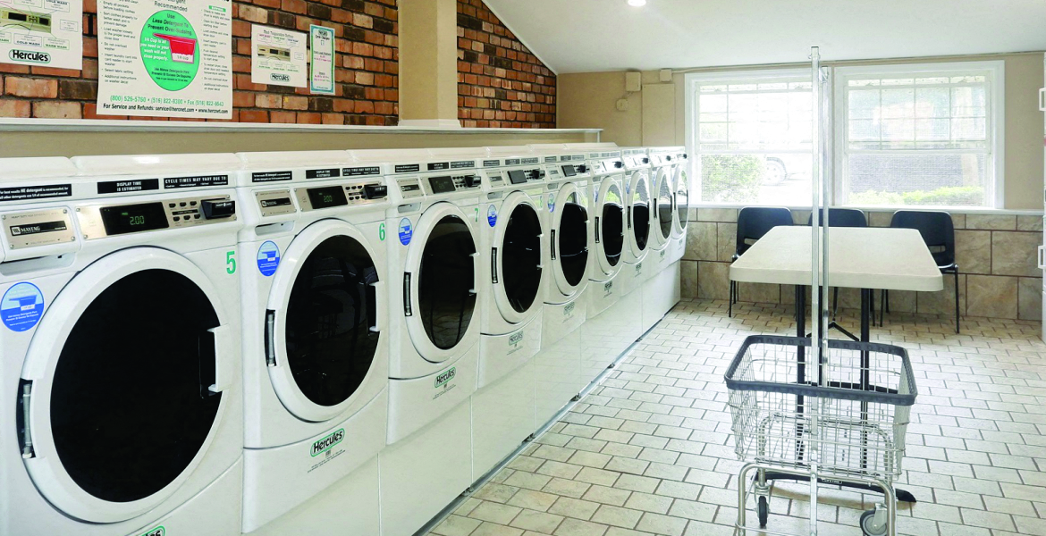 laundry pavilion at Heatherwood House at Patchogue, New York