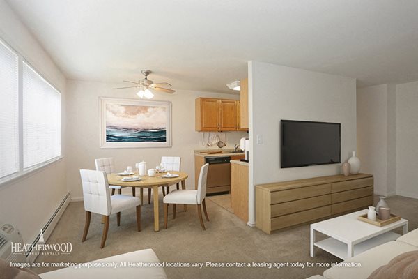 Norwich Gate Apartments 600 Pine Hollow Road East Ny Galley Kitchen Norwich Gate Apartments By Heatherwood Living Area With Dining Room Table