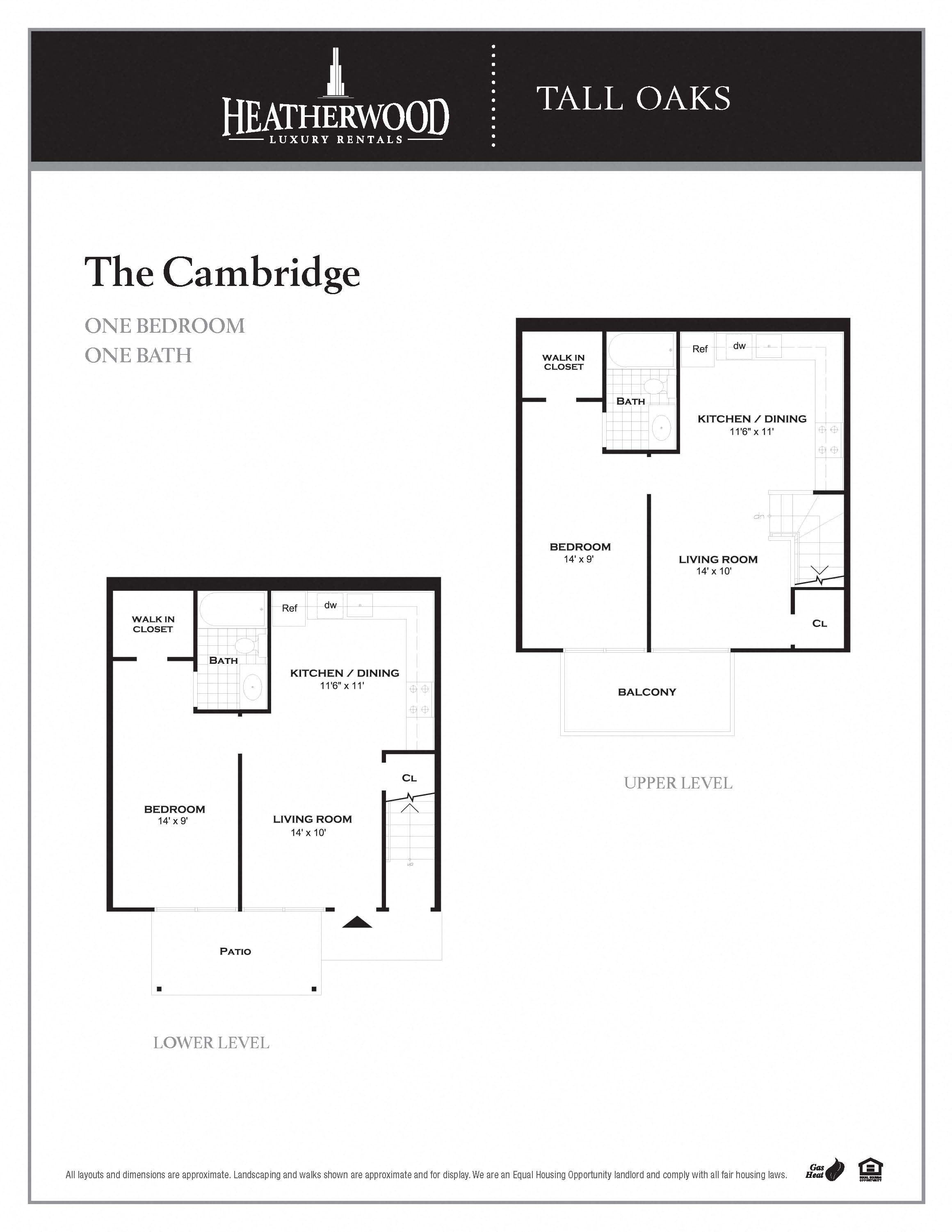 1 Bedroom Cambridge Upgrade