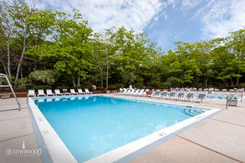 Swimming Pool With Relaxing Sundecks at Pine Hills South, New York