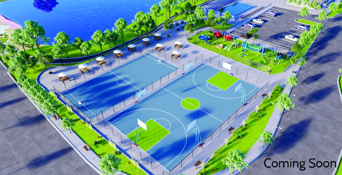 Community Aerial View at Spruce Pond, Holbrook, NY