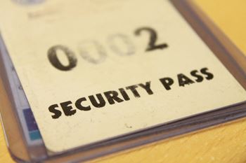 security pass at Gerard Street Apartments, New York, 11743