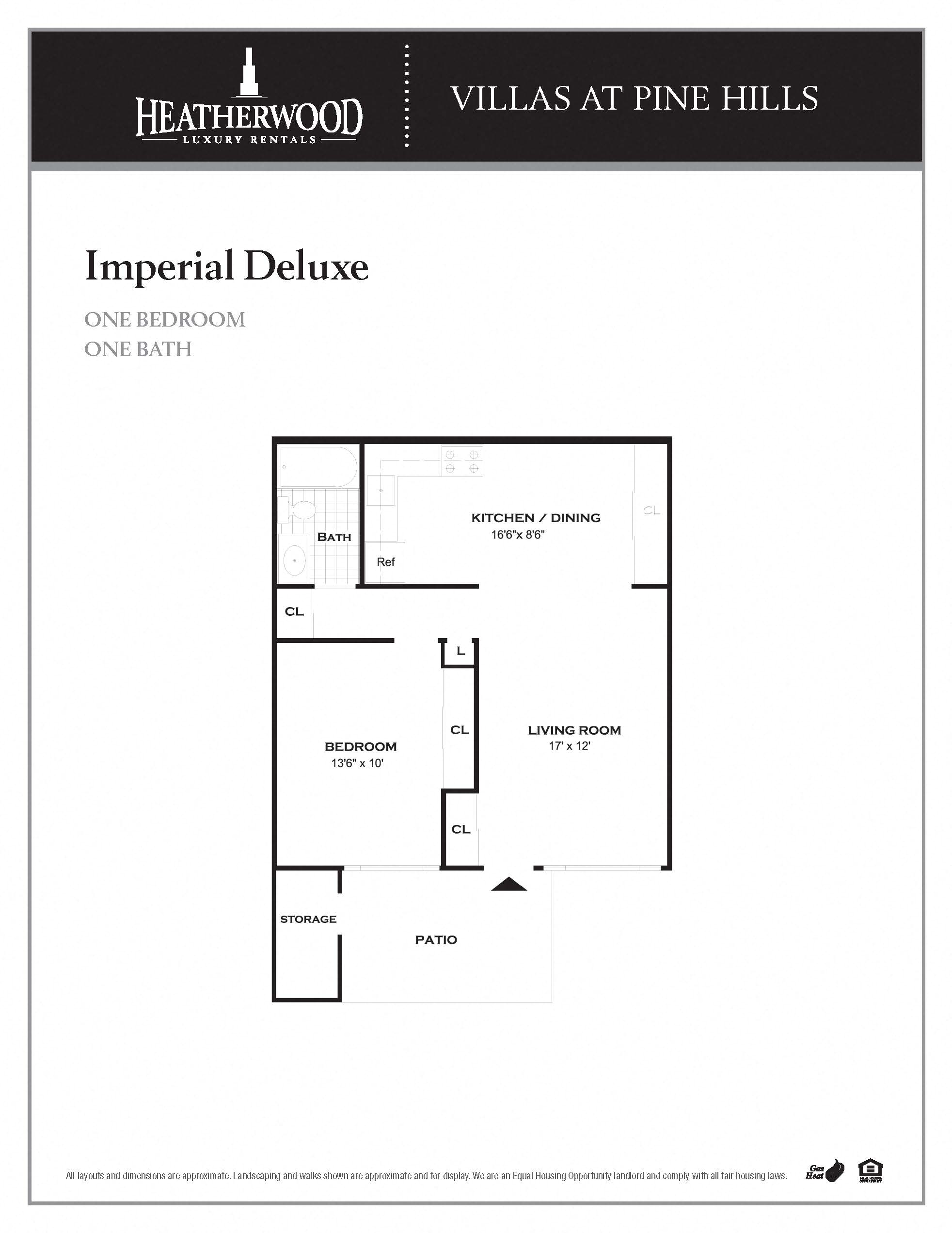 The Imperial Deluxe Floorplan at Villas at Pine Hills, New York