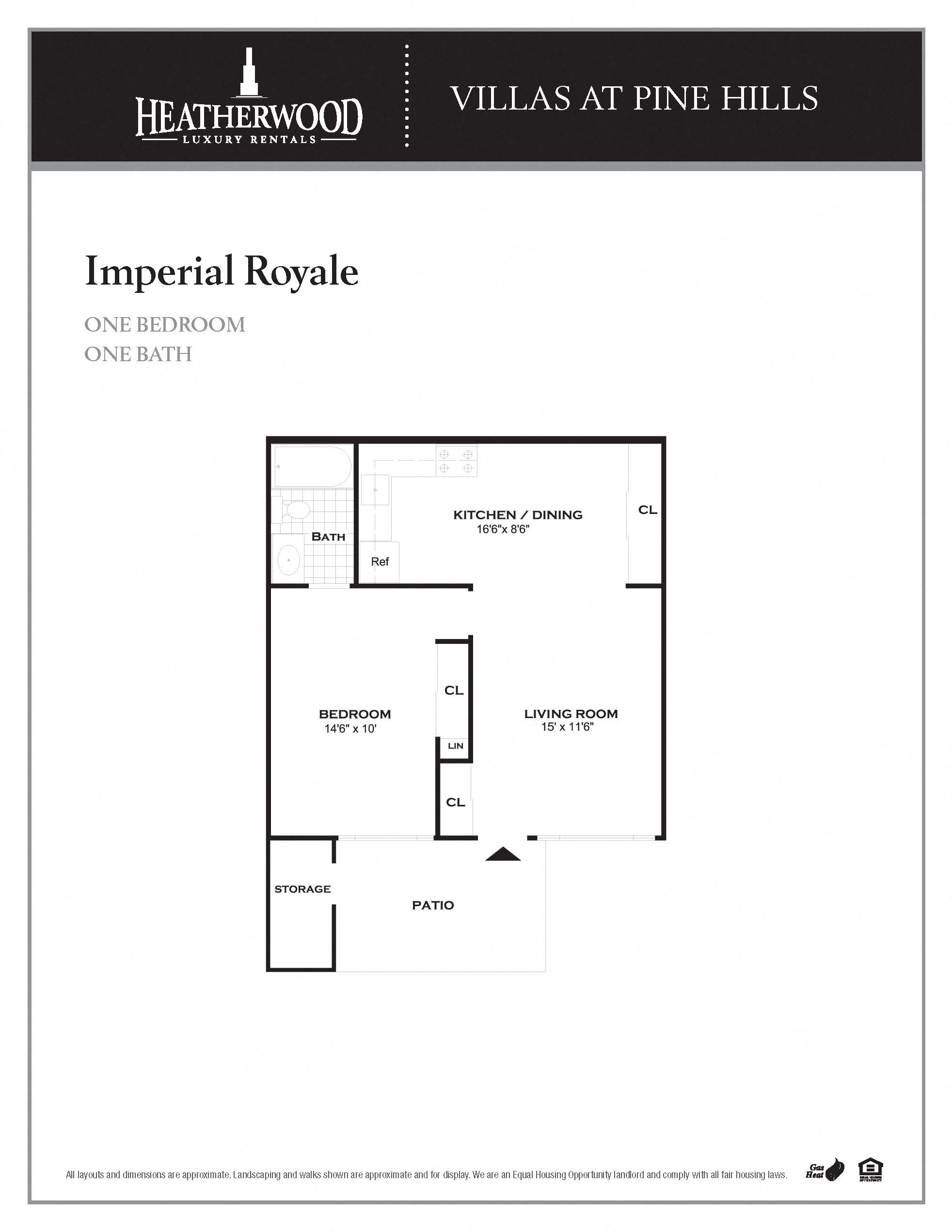 The Imperial Royale Floorplan at Villas at Pine Hills, New York, 11949