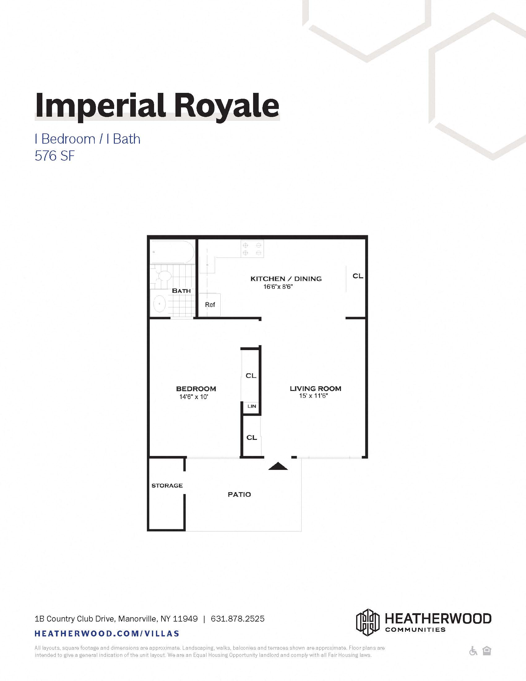 1 Bedroom 1 Bath at Villas at Pine Hills