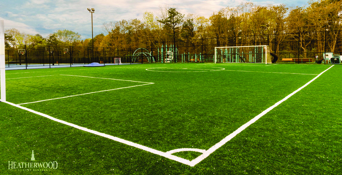 outdoor soccer field at Villas at Pine Hills, Manorville, 11949