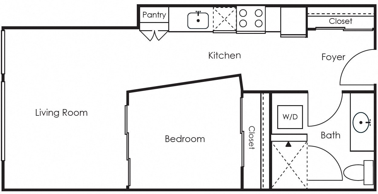 Floor Plans of The Cue in Seattle, WA