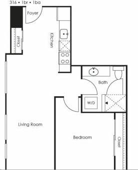 One Bedroom | One Bathroom