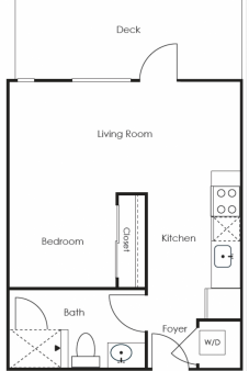 One Bedroom | One Bathroom