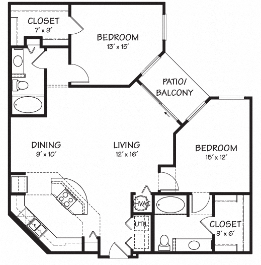 Two C Floor Plan| The Reserve on Cave Creek