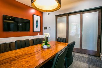 Private Resident Conference Room at Phoenix Apartments Near American Express