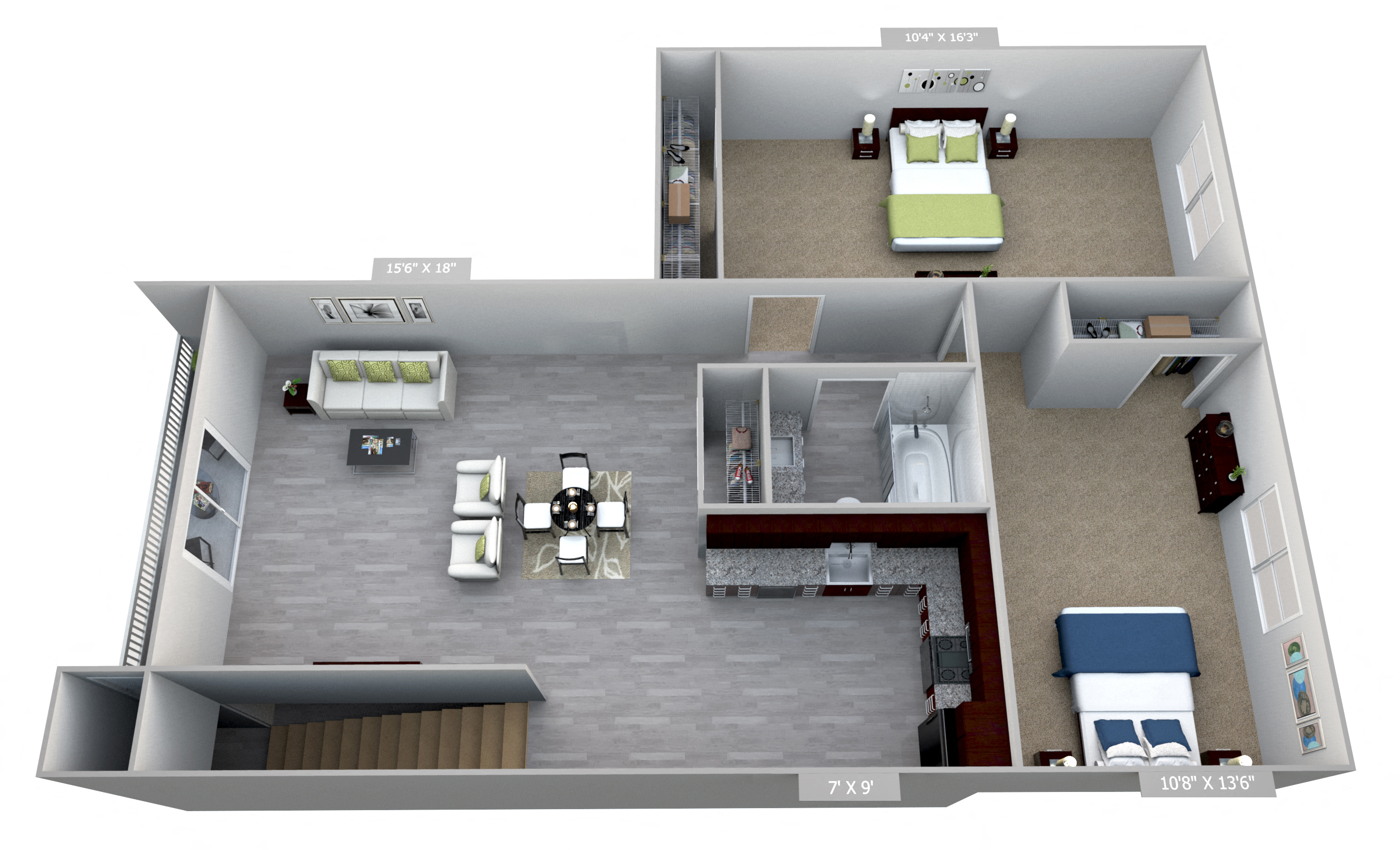 Columbia Gardens 2 Bedroom