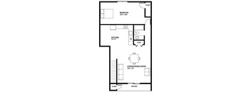Columbia Gardens 1 Bedroom End Unit