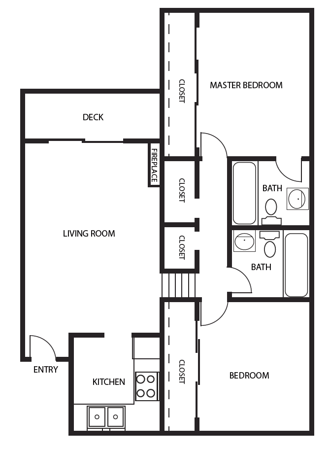 Floor Plans of 714 Veteran in Westwood, CA