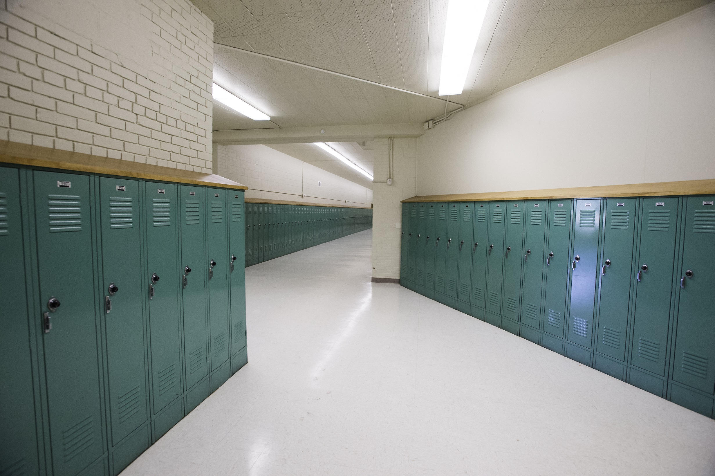 Hallway with Lockers