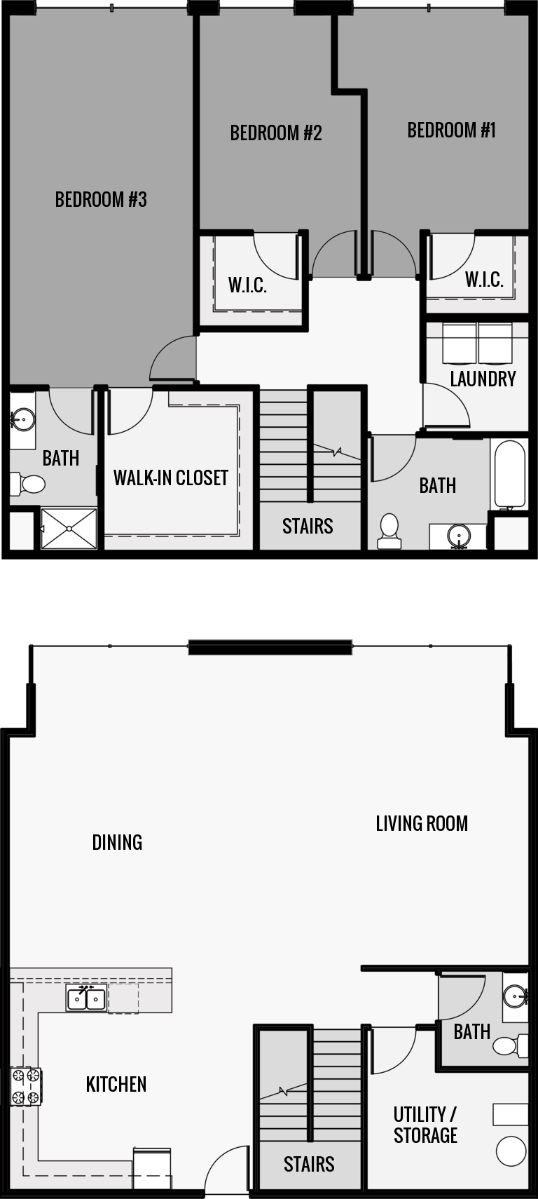 Townhome Floor Plan 1